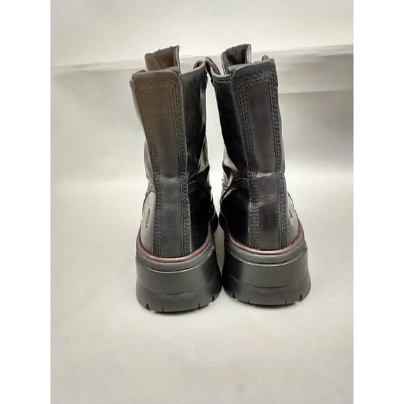 Timberland Malynn EK+ Black Leather Waterproof Lace-Up Boots Shoes Women's 7 - Picture 4 of 13